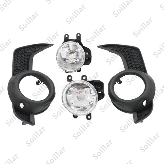 Trim Surround Covers Fog Lights+Lamps Bezel For 2014-2020 Toyota 4Runner /SR5