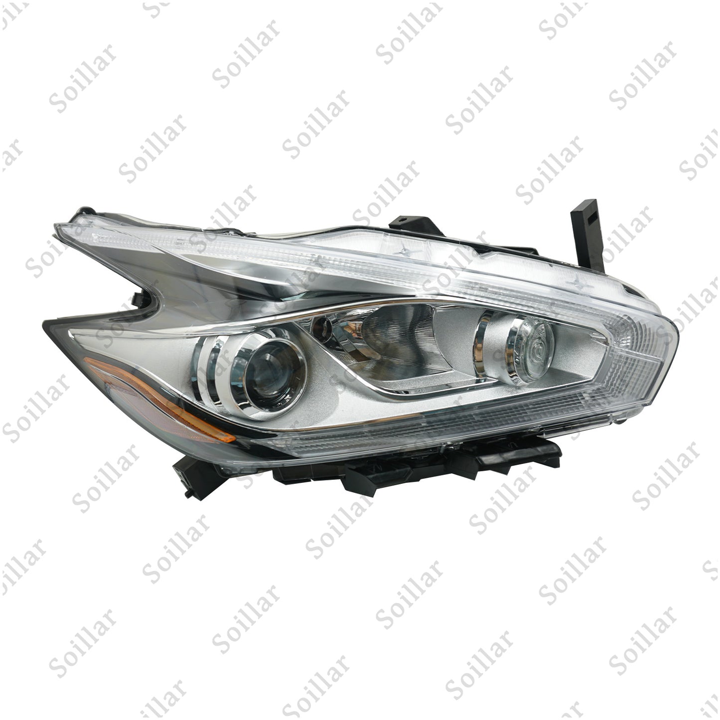 For 2015-2018 Nissan Murano Halogen Headlight LED DRL Lamp Right Passenger Side