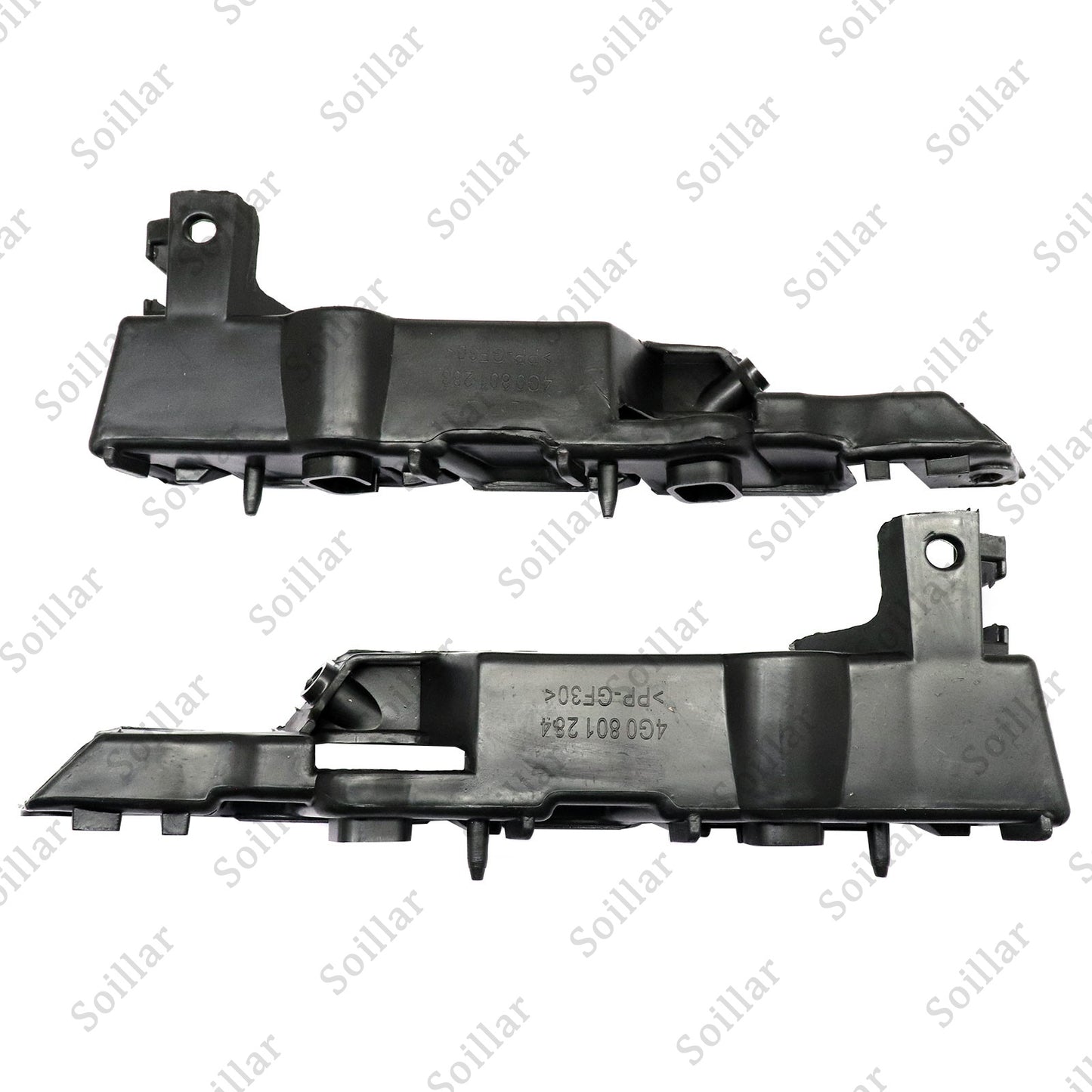 2Pcs for Audi A6 S6 2012-2018 Front Bumper Bracket Driver & Passenger Side