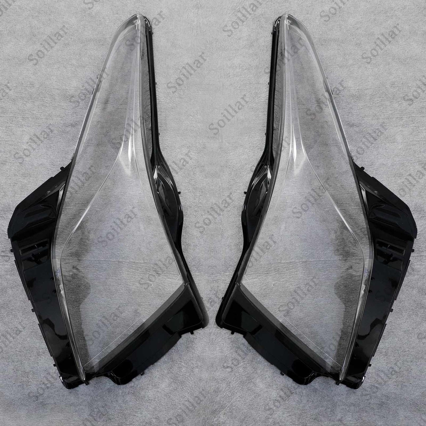 Fits Cadillac ATS 2013 2014 2015-2017 2018 Pair Headlight Lamp Cover Lens Shell