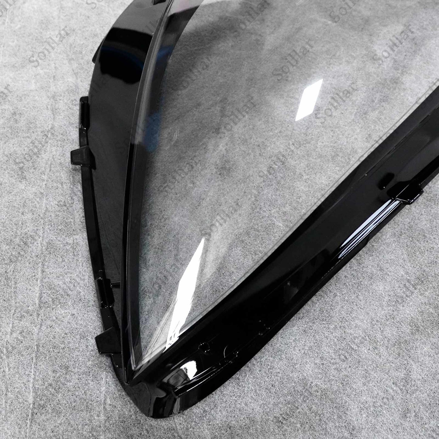 For Mercedes-Benz S-Class W222 2021-2023 Front LH+RH Headlight Lens Cover Pair
