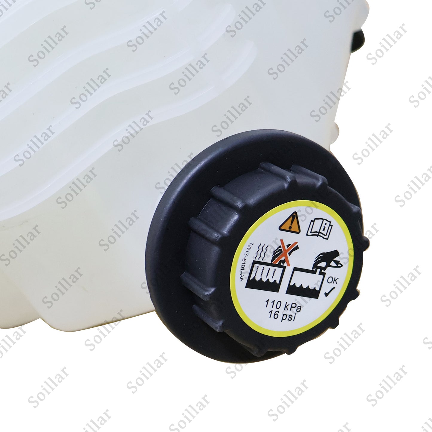 For International Harvester LT625 2512250C91 Coolant Reservoir W/ Sensor Hole