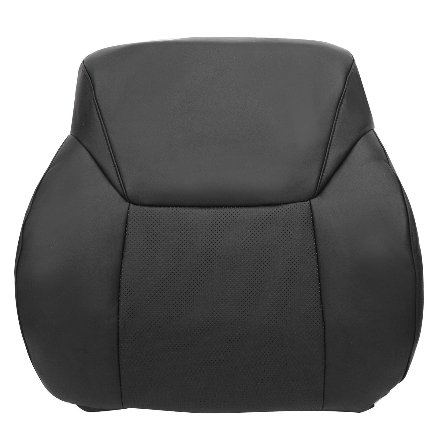 For 2008-2015 Lexus LX570 Driver & Passenger Side Bottom & Top Perforated Leather Seat Cover Black