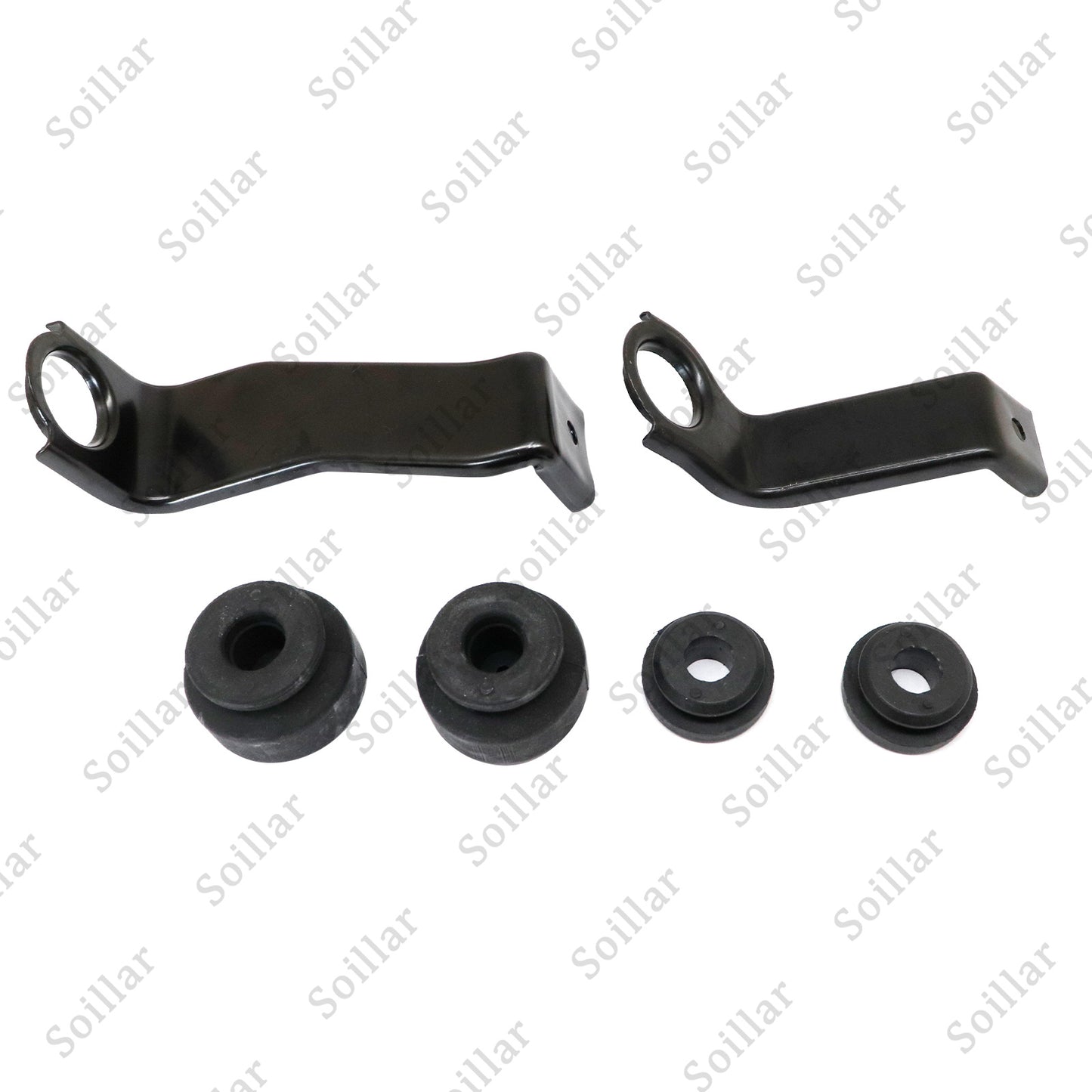 1 Set For Honda Civic 2016-2021 Stay Inter-Cooler Bracket & Bushing Upper Lower