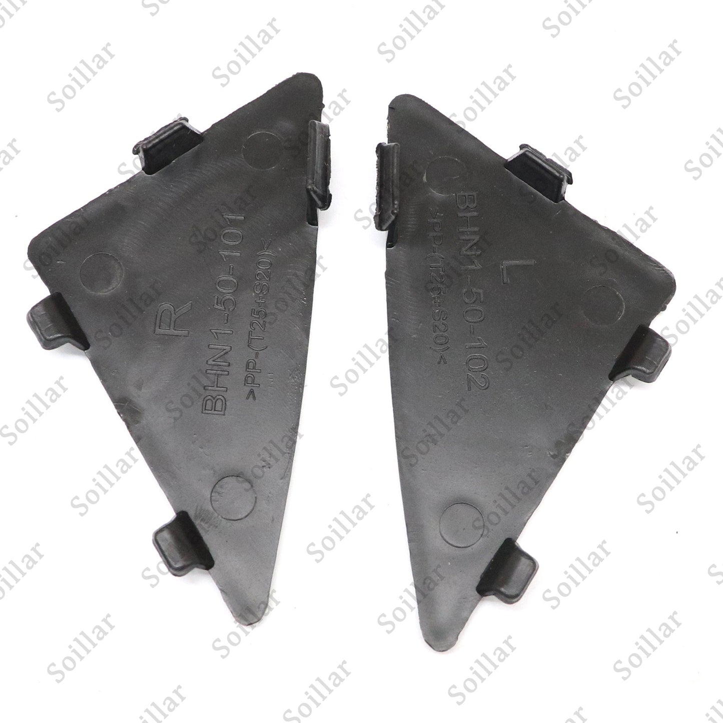 For 2014-2016 Mazda 3 Front Lower Bumper Tow Hook Eye Cover Cap Triangle Trim