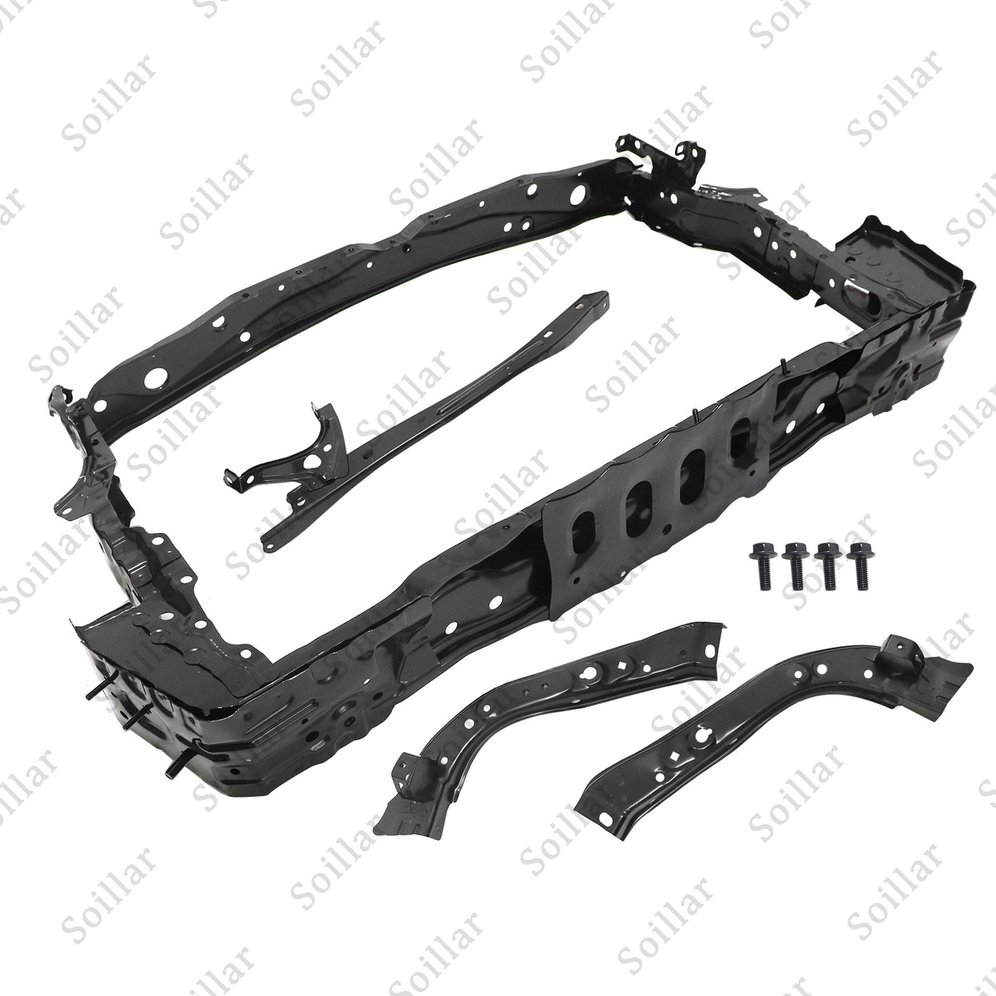 Black Radiator Support Assembly 5321006150 For 2015-2017 Toyota Camry