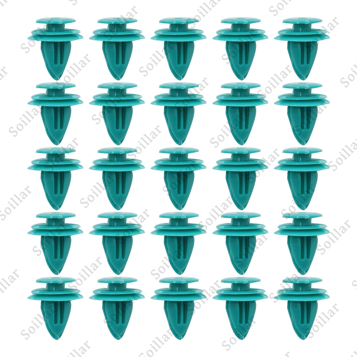25x Mean Mug Auto Door Trim Panel Retainer 9mm Hole Clips For Toyota 90467-10188
