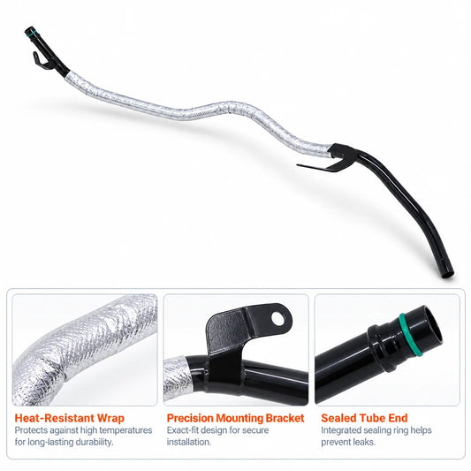 Auto Trans Oil Filler Dipstick Tube For 2011-2016 Ford F-Super Duty
