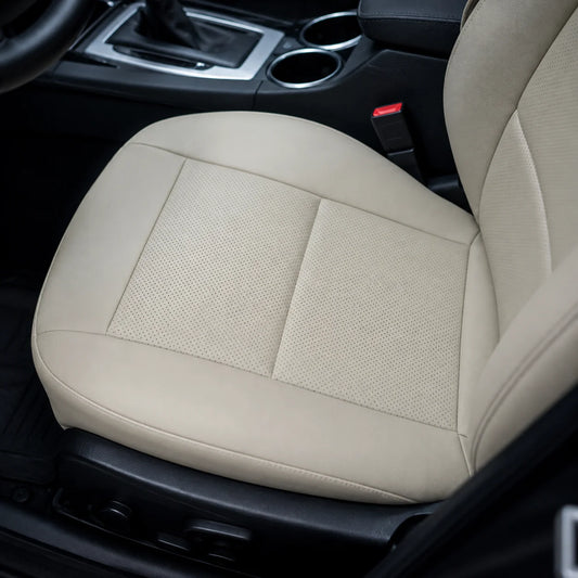 Driver Bottom Seat Cover Ivory For 2008-2015 Mercedes Benz GLK350