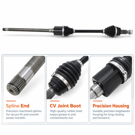Front Right CV Axle Assembly For 2010-2019 JAGUAR XJ