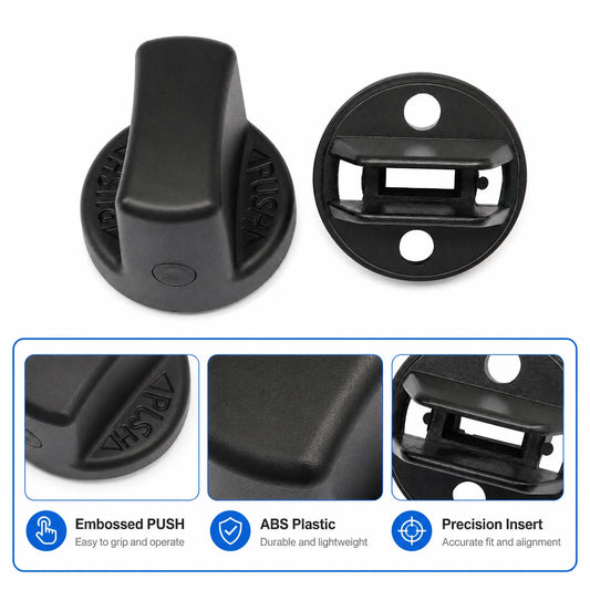 Keyless Ignition Start Switch Knob Cap & Insert For Mitsubishi Lancer 2008-2017