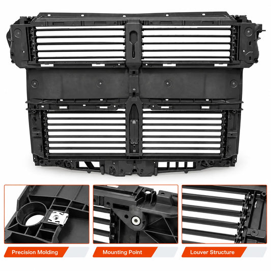 Radiator Support Black For 2022-2023 Ford Maverick L4 2.0/2.5L