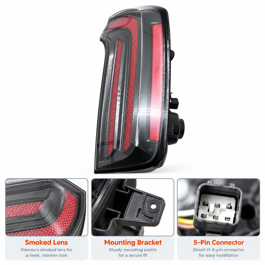 Right Passenger Side LED Tail Light For 2023-2025 Kia Telluride