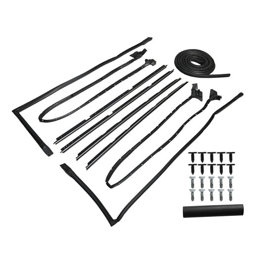 9pcs For 78-81 Chevrolet Malibu LeMans Complete Weatherstripping Seals Kit