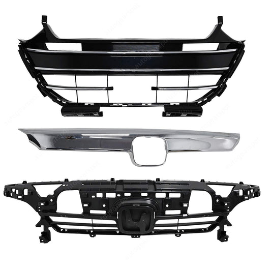 New Front Bumper Grille Cover Factory Style For 2021-2022 Honda Accord 3PCS