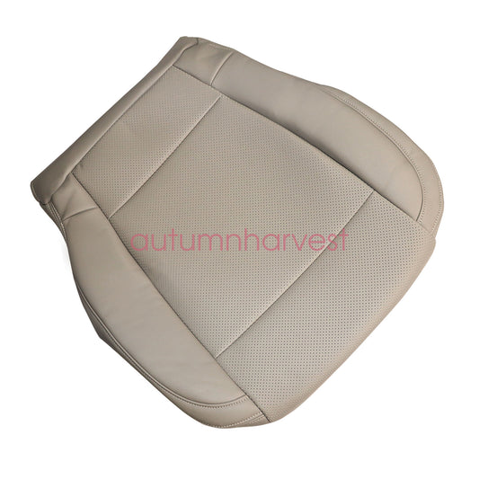 For 2015-2017 Ford F150 Lariat Limited Passenger Leather Bottom Seat Cover Tan