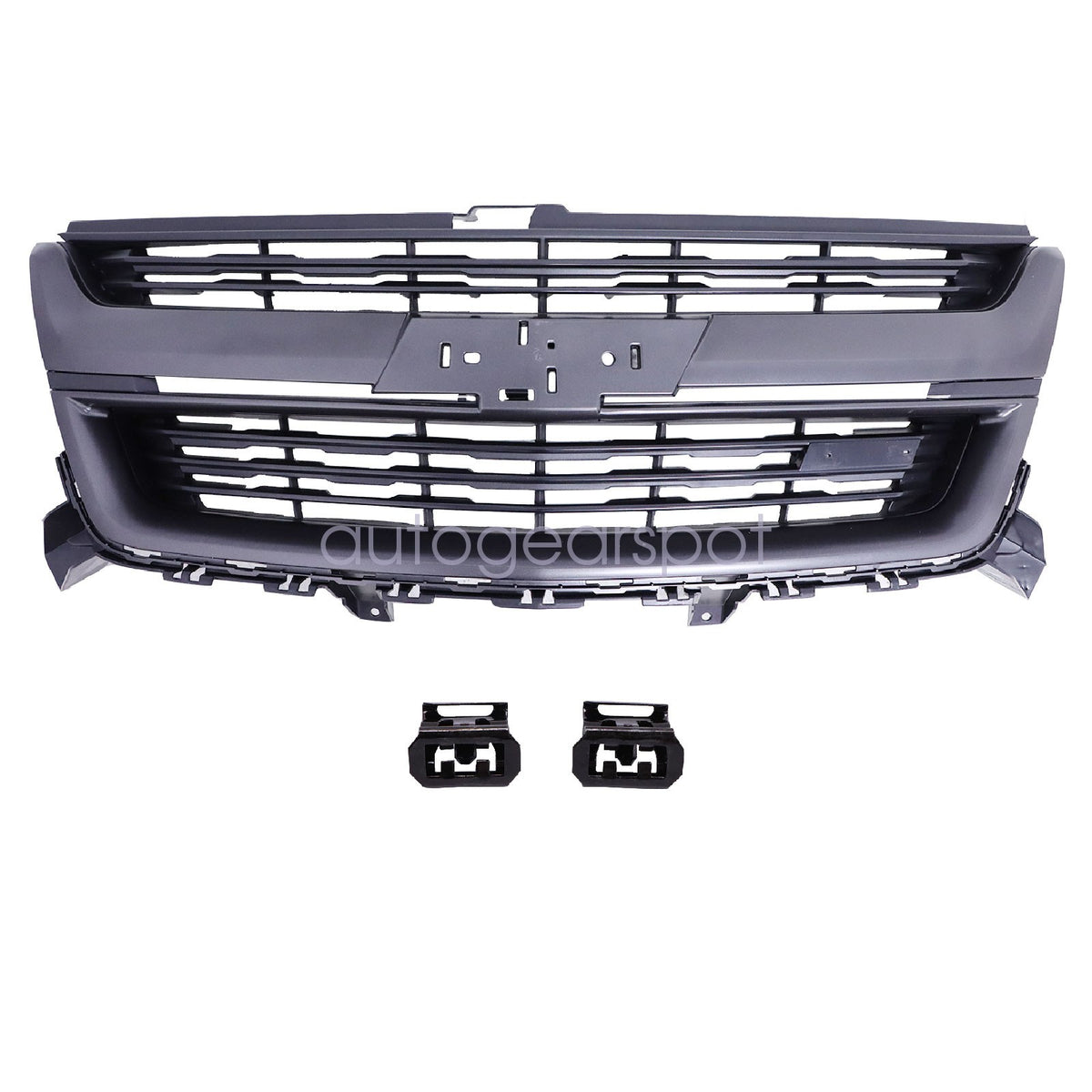 Fits 2015-2020 Chevrolet Colorado Gloss Black Front Upper Grille Grill Replace