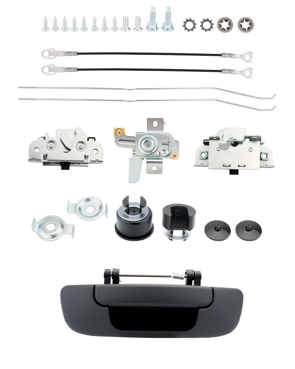 Rear Handle Bezel Tailgate Latch Rebuild Kit for 02-09 Dodge Ram 1500/2500/3500