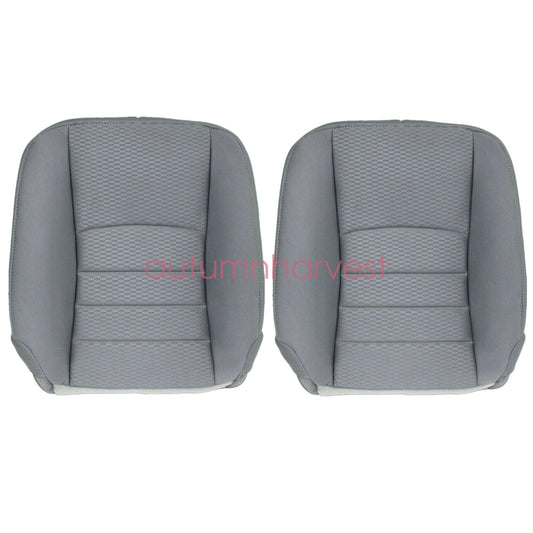 2013-2018 For Dodge Ram 1500 2500 3500 Driver & Passenger Back Seat Cover Gray