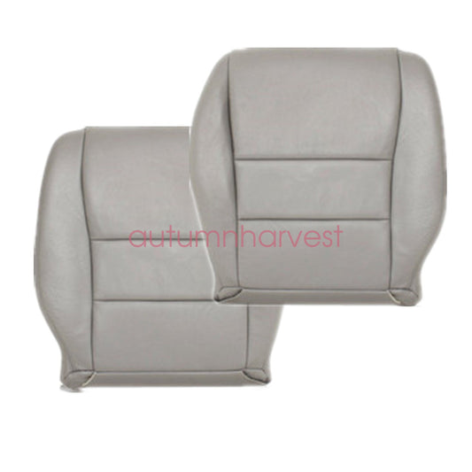 Both Side Bottom Leather Seat Cover For 2003-2007 Honda Accord 4-Door Gray