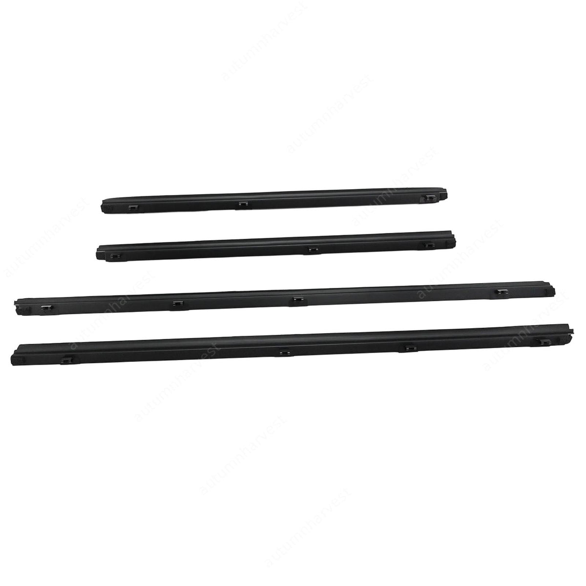 New For Toyota 4Runner Lexus GX460 Front Rear Inner Door Glass Weatherstrip Set
