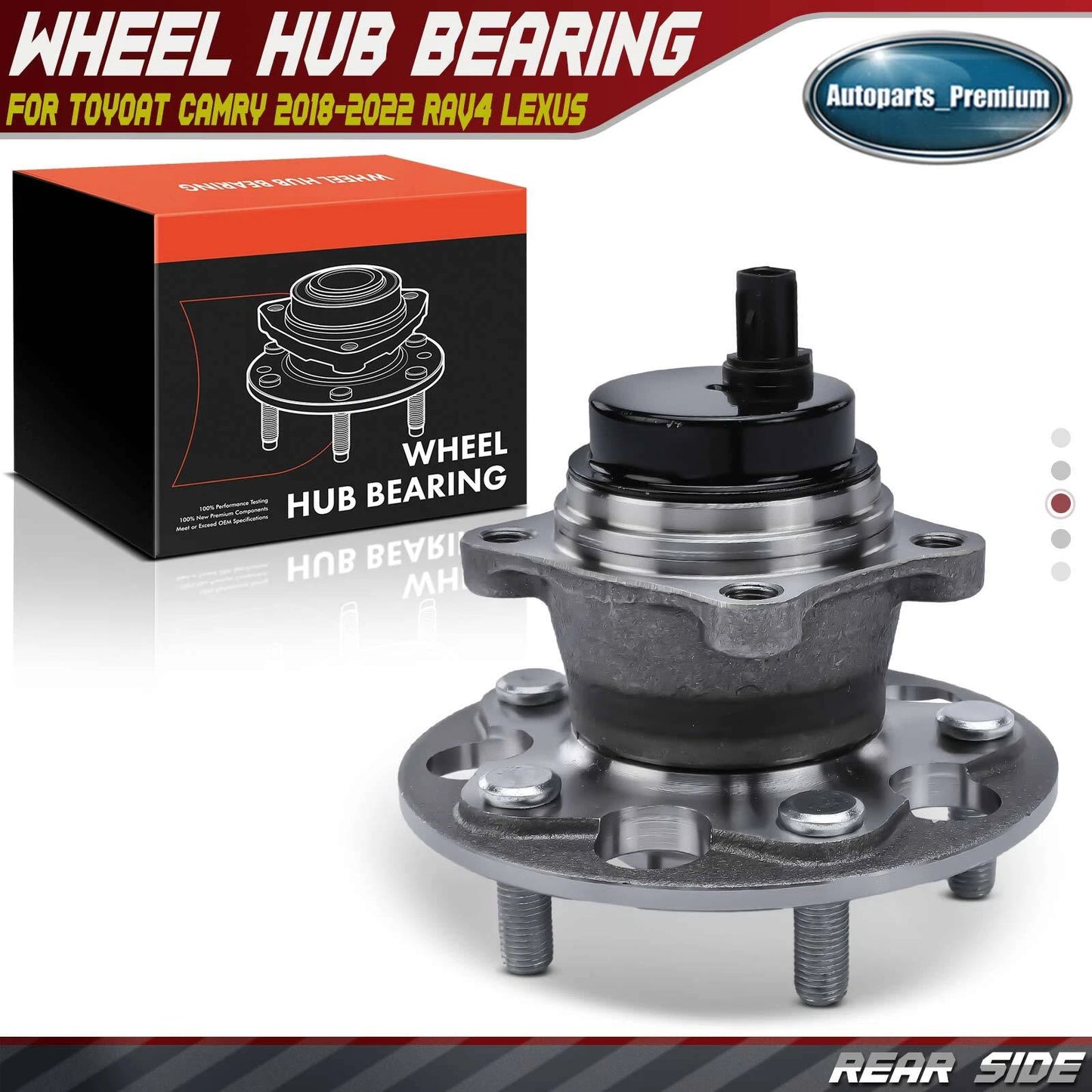 For Toyota Camry 2018-2024 RAV4 Lexus Rear L / R Wheel Bearing Hub Assembly NEW