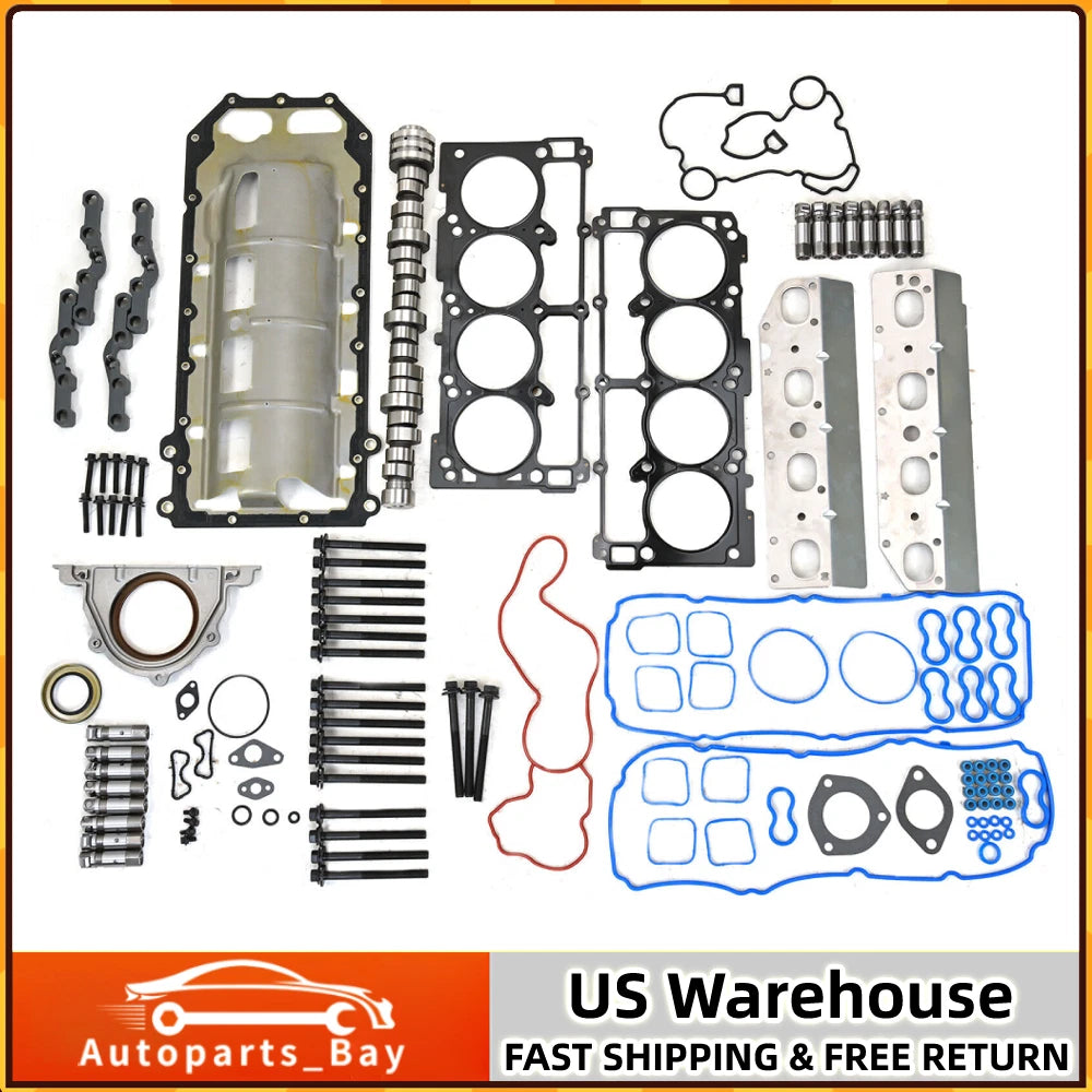 Camshaft Lifters Head Gaskets Kit Fits For 09-19 Dodge Ram 1500 5.7L MDS HEMI