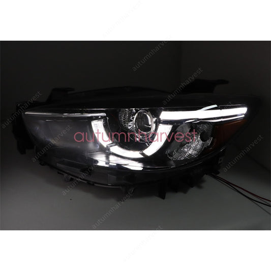 New For Mazda CX-5 2016 Pair Front Lamp Headlight DRL LED With AFS Left + Right
