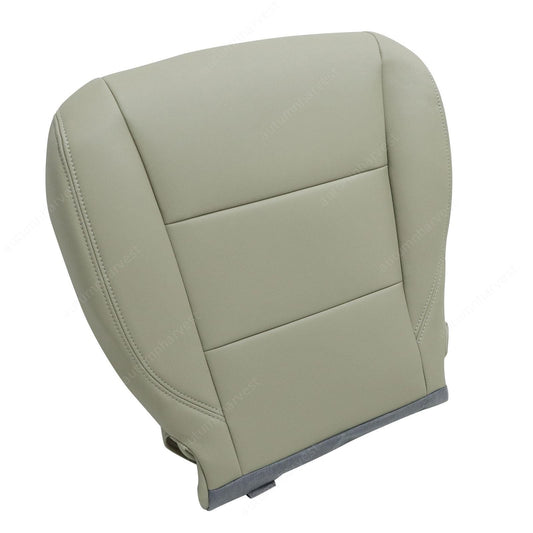 2X For 2015-2020 Toyota Sienna Driver & Passenger Bottom Leather Seat Cover Gray