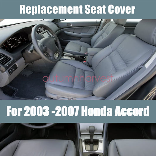 For 2003 2004 2005 2007 Honda Accord 4-Door Driver & Passenger Seat Cover
