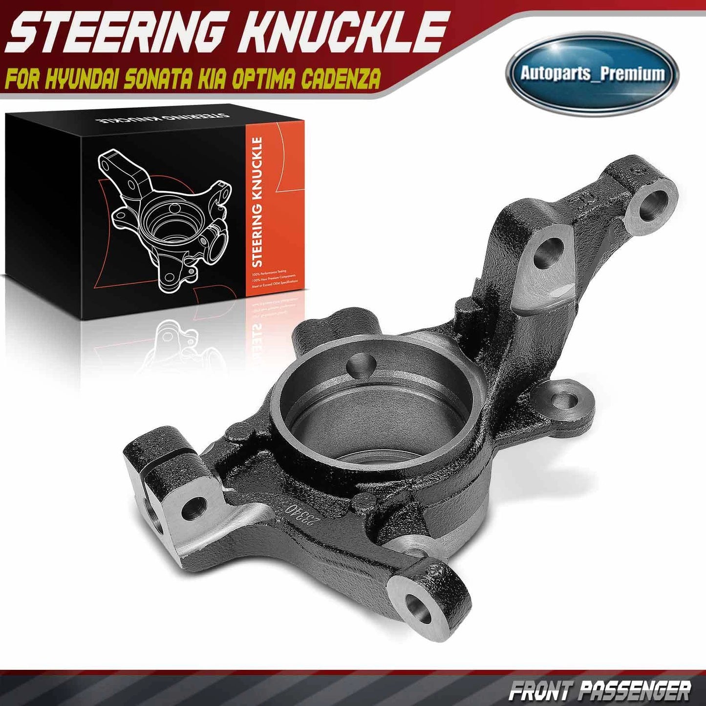 Front Right Side Steering Knuckle Fits 14-16 Kia Cadenza Optima Hyundai Azera