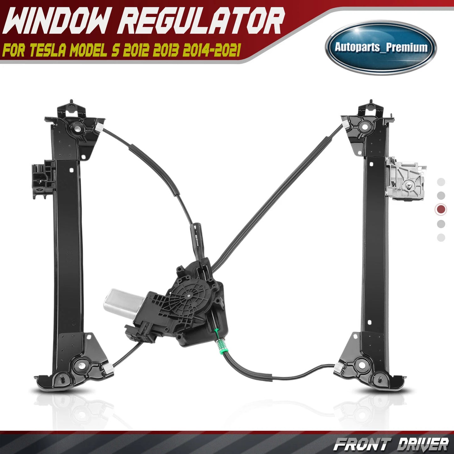 Front Driver LH Power Window Regulator 6006551-00-E for Tesla Model S 2012-2021
