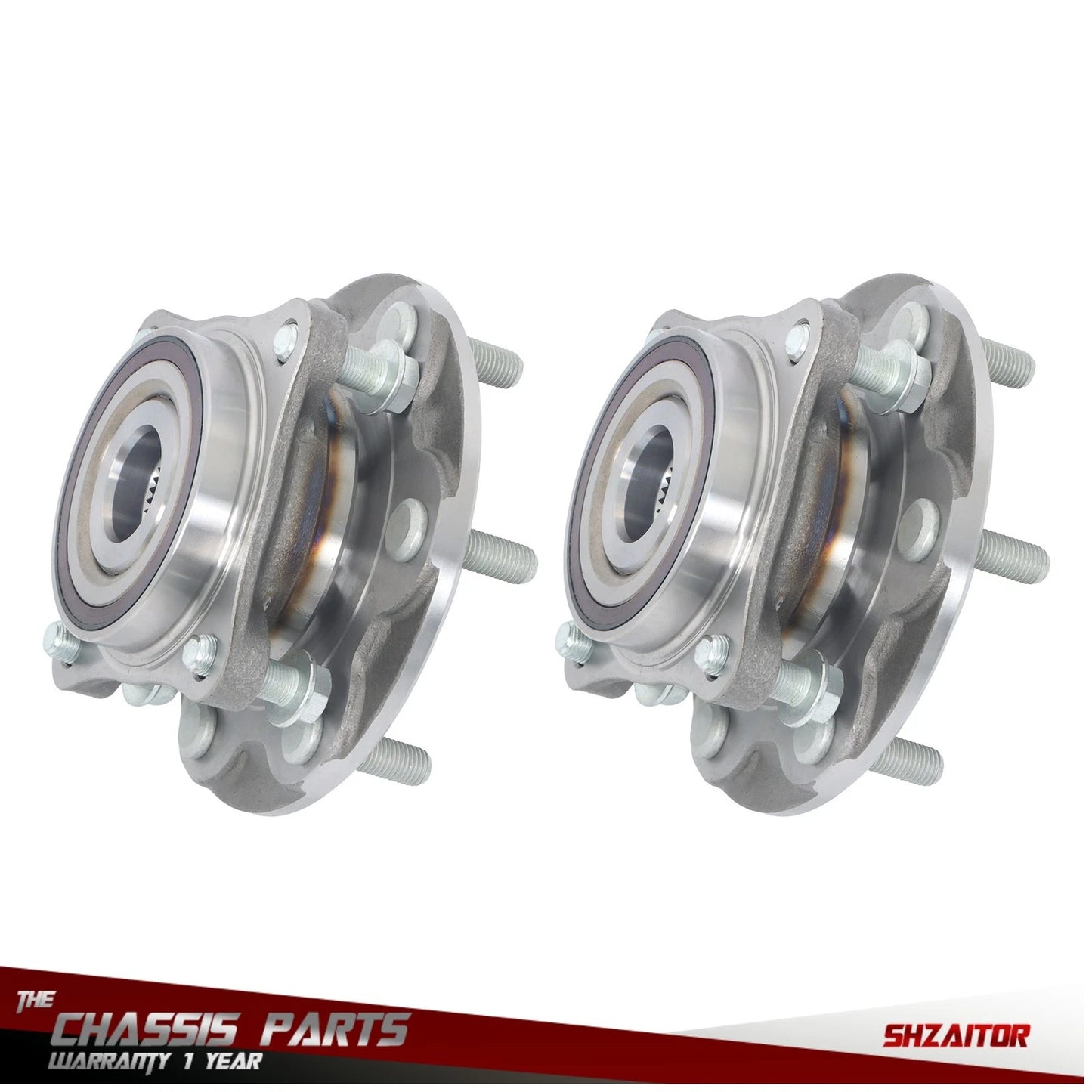 2x Front Wheel Bearing Hub Assembly 515201 Fits Toyota Tacoma 4WD 2005 06-21