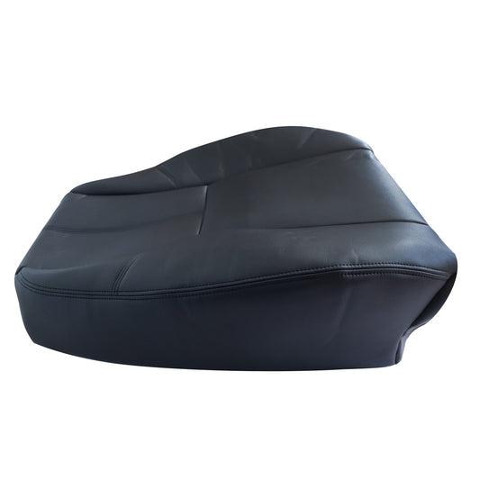 For 2007-2014 Chevy Tahoe Leather Driver Top Lean Back Seat Cover Black # 193