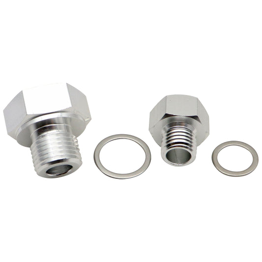 oil pressure coolant temp gauge fitting adapter For LS1 4.8 5.3 6.0 Swap M12 M16