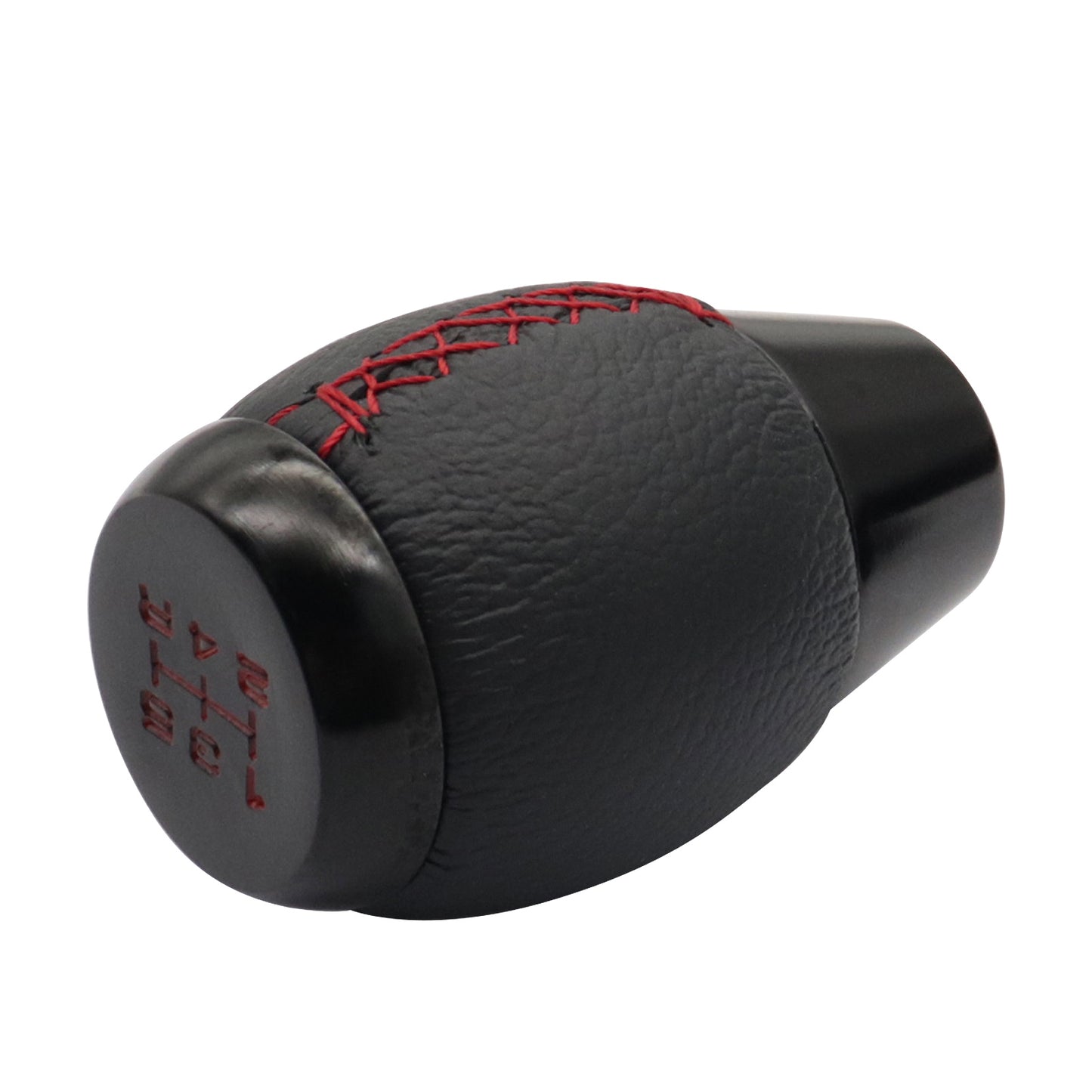 Fit For Honda Civic Si Coupe 5 Speed Leather Shift Knob+Suede Boot Red Stitch US