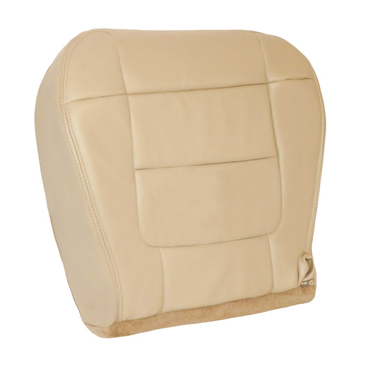 For 2001 2002 2003 Ford F150 XLT Super Crew Driver Bottom Leather Seat Cover Tan