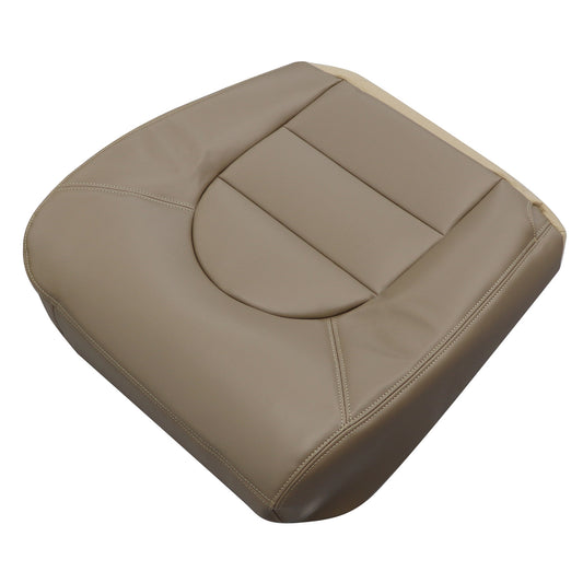 1999 2000 Fits Ford F250 F350 Lariat XLT Passenger Bottom Leather Seat Cover Tan