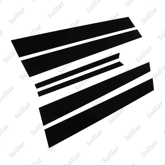 For Honda Accord 2003-2007 Sedan 4DR Black Window Door Pillar Posts Cover Trims