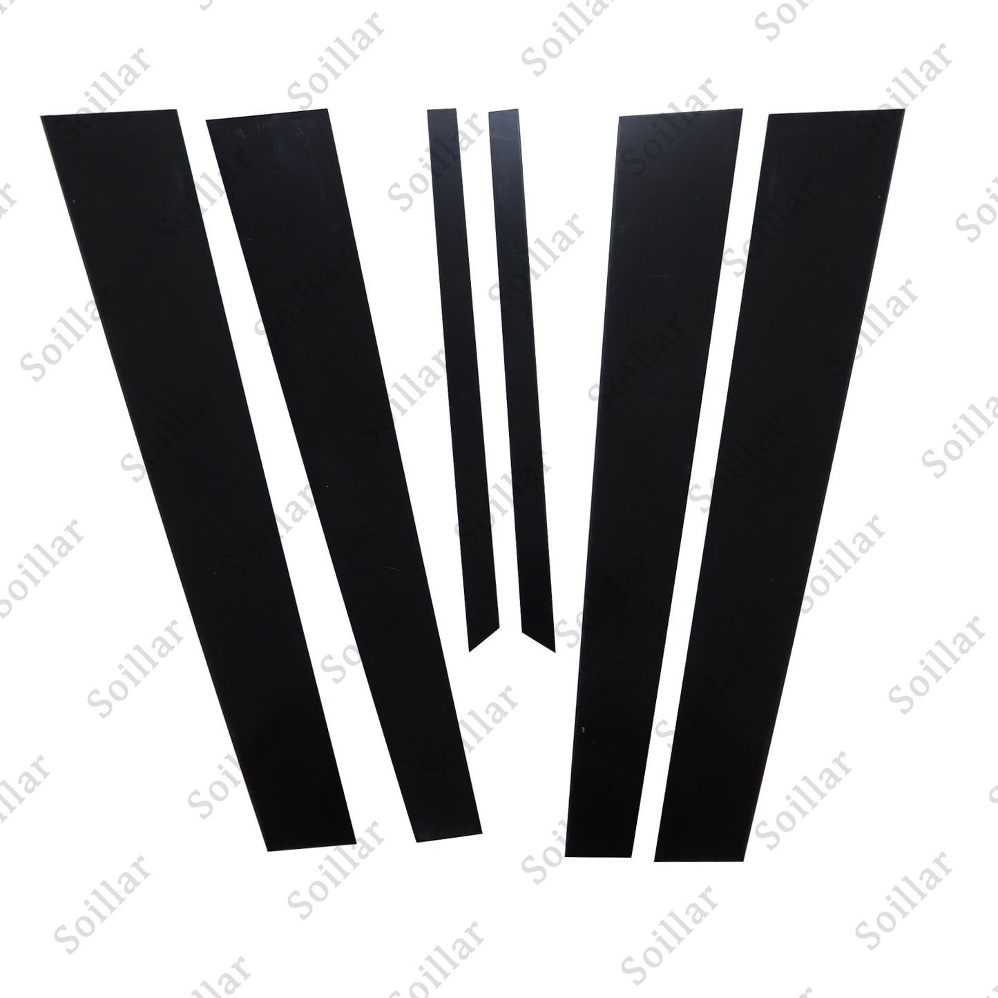 For Honda Accord 2003-2007 Sedan 4DR Black Window Door Pillar Posts Cover Trims