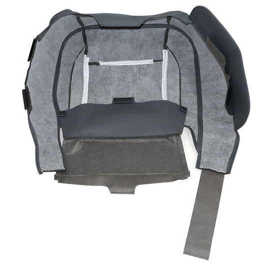 For 2006-09 Dodge Ram 1500 2500 SLT with Leather Seat Cover Driver Bottom Gray