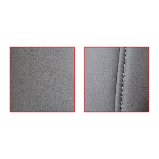 Fits 2007 2008 Toyota Camry Passenger Bottom Synthetic Leather Seat Cover Gray