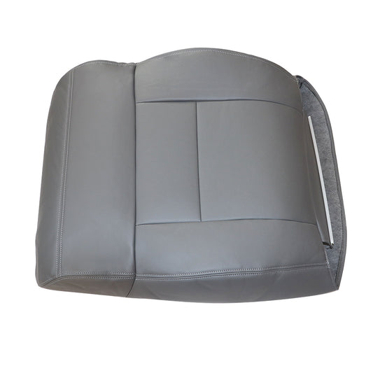 Fits 2004 2005 Ford F-150 Driver Top Lean Back Synthetic Leather Seat Cover Gray