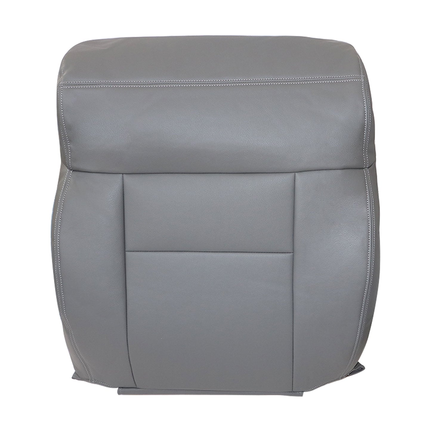Fits 2004 2005 Ford F-150 Driver Top Lean Back Synthetic Leather Seat Cover Gray