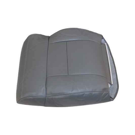 Fits 2004-2008 Ford F150 Passenger Top Back Synthetic Leather Seat Cover Gray