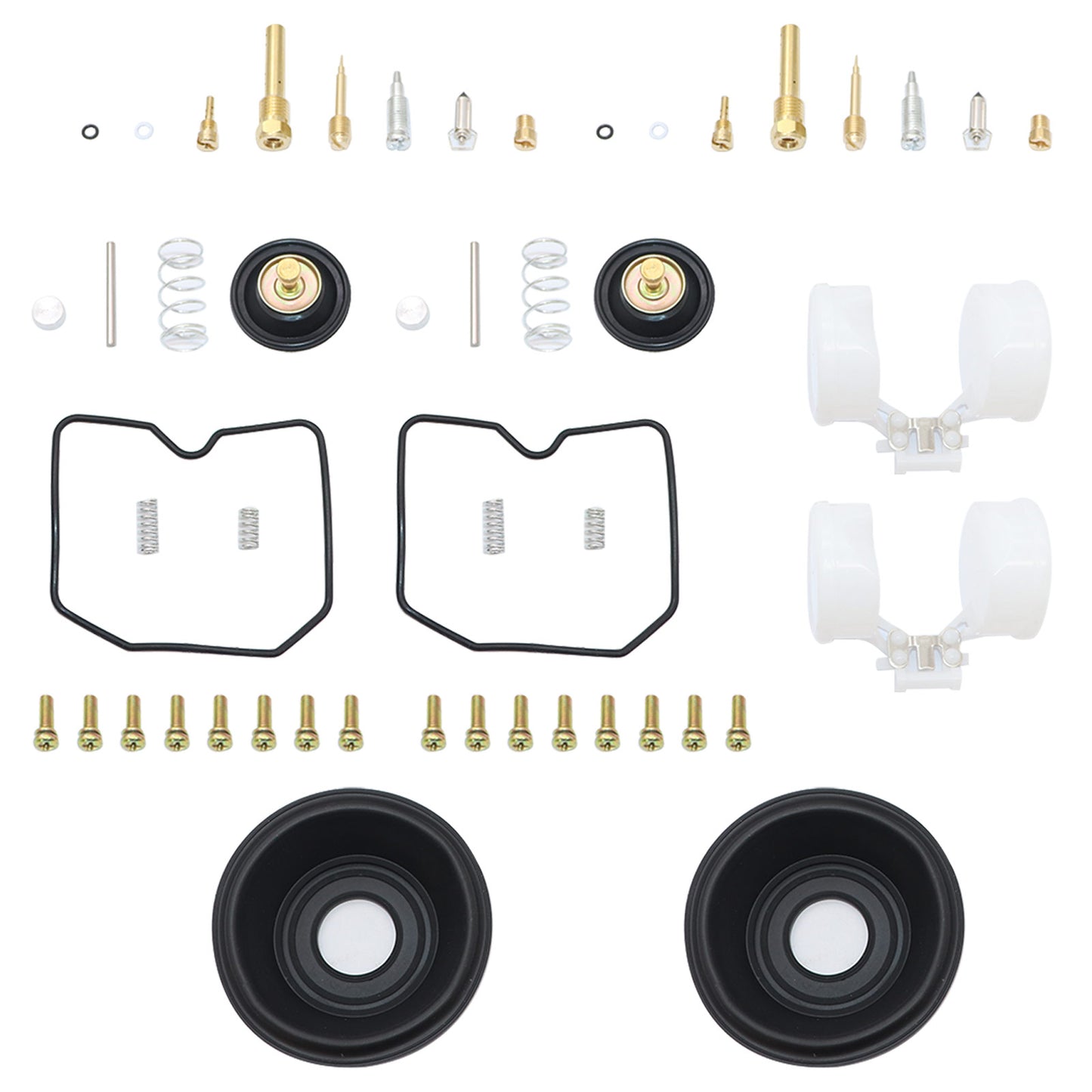 FOR KAWASAKI EX250 F Ninja 250R Carburetor Repair Rebuild Kit Float Diaphragm