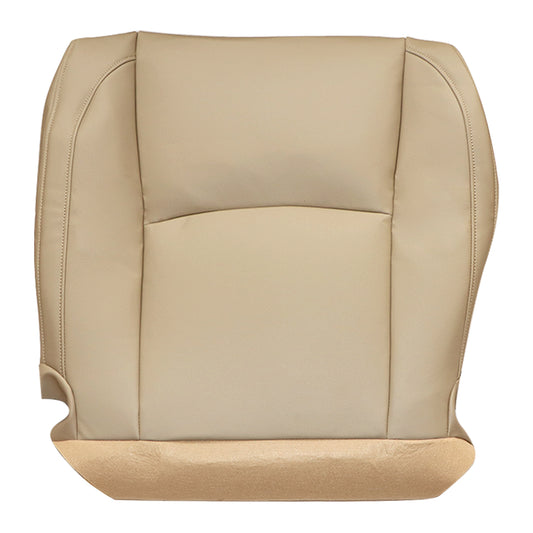 For 2004-2009 Lexus RX350 Driver Bottom Replacement Leather Seat Cover Light Tan