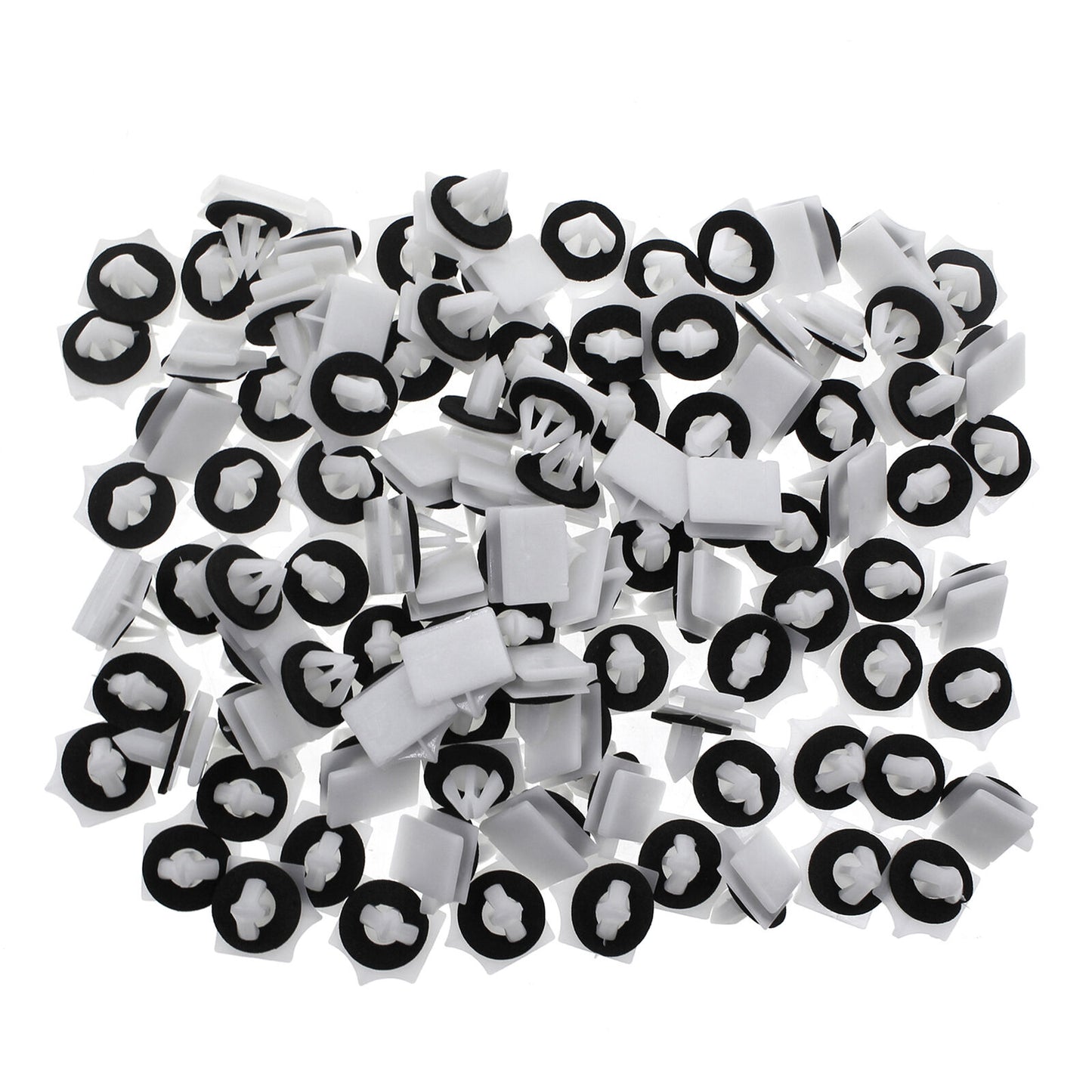 (Qty)100 -Panel Moulding Clips nylon Fit For Chevy Avalanche 2002 On Cladding