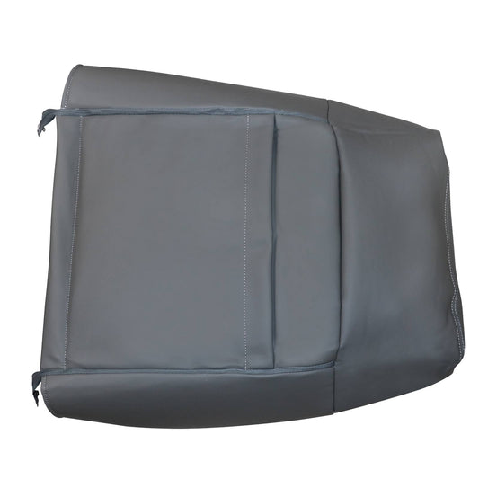 For 2009-2014 Ford F150 F-150 Driver Top PERFORATED Leather Seat Cover Gray