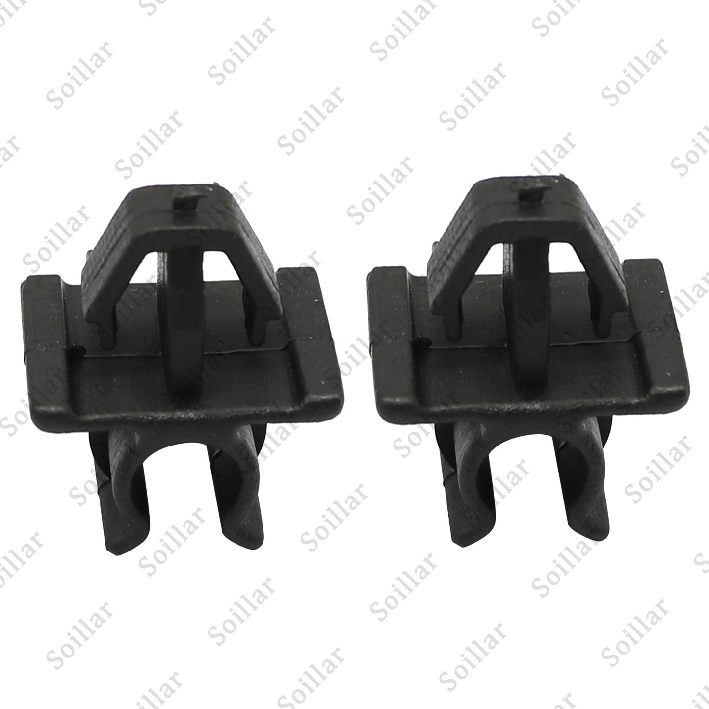 2 Pcs Car Hood Support Prop Rod Holder Clip 65722-JA000 For Nissan Plastic Black